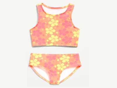 Printed Tankini Swim Set for Girls